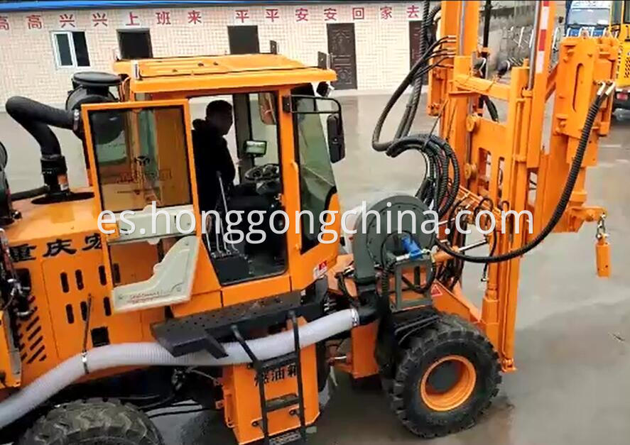 Road Barriers Drilling Machine